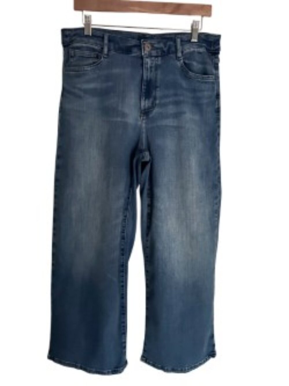 J. Jill High Rise Full Leg Crop Jeans 12